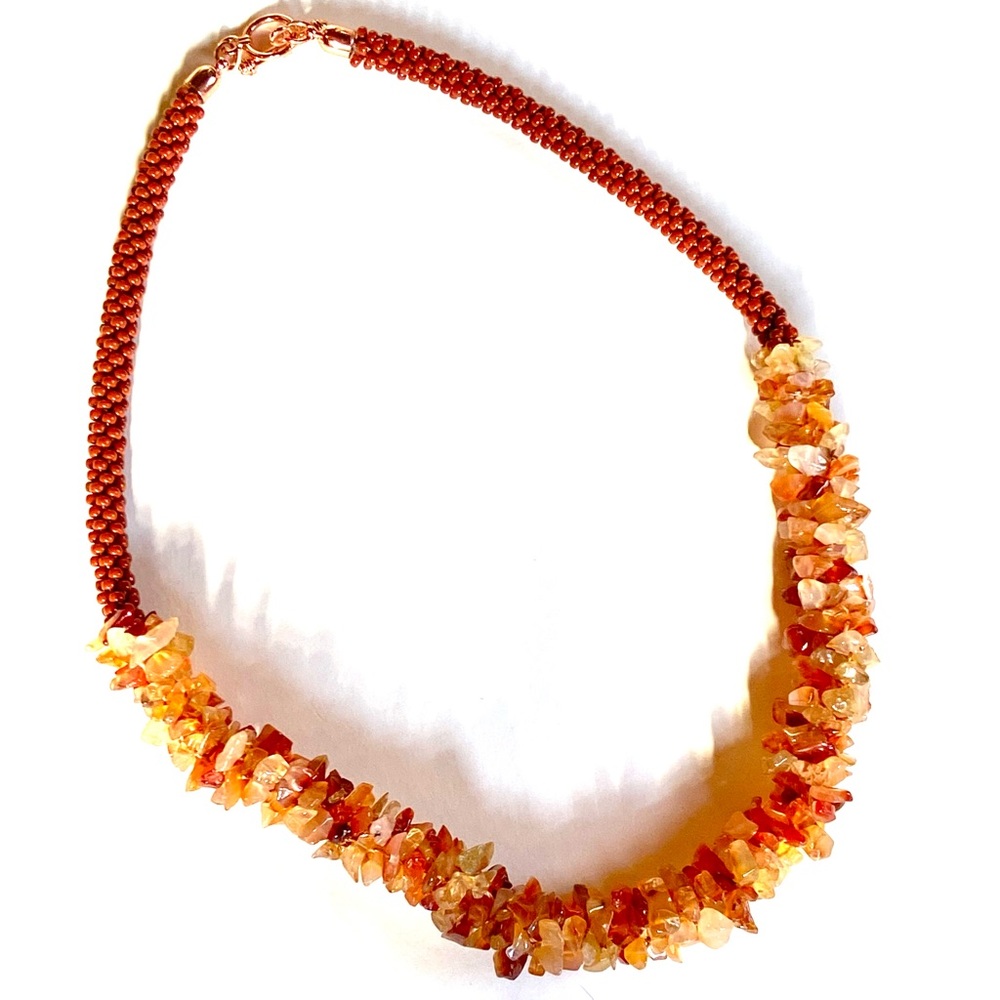 Necklace , gemstone and beads